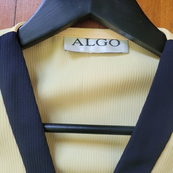 Vintage Yellow Blazer + Tank set, sz Small - Picture 6 of 17